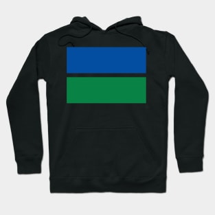 Tranmere Blue & Green Bands Hoodie